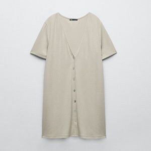 Zara Ribbed top size M